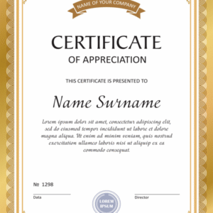 Certificates A3 Size