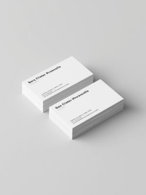 Normal Board Visiting Cards Back&Back