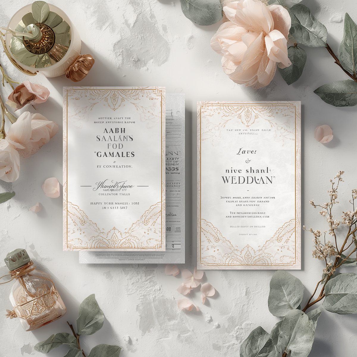 Wedding Invitation 9×6